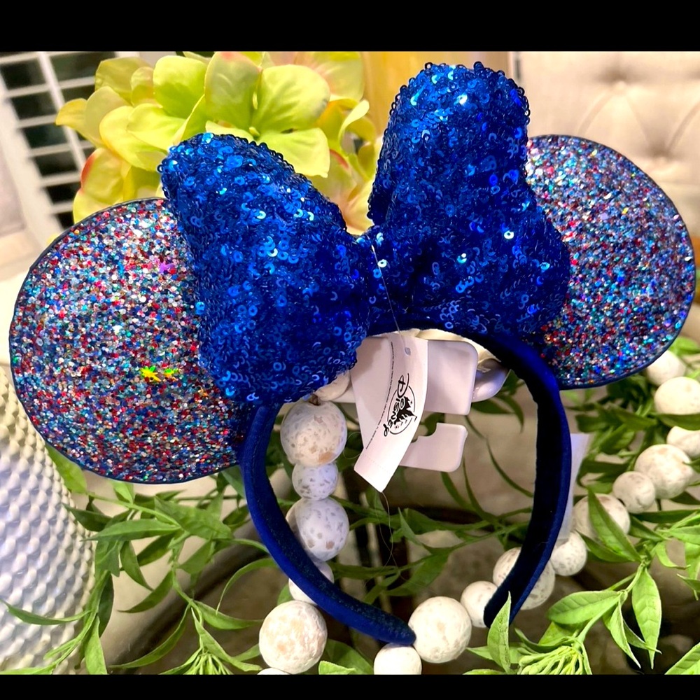 Disney Shimmer Minnie Mouse Ears Headband